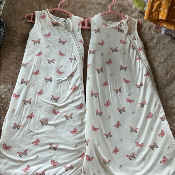 Butterfly Print Twins Sleep Sack Set